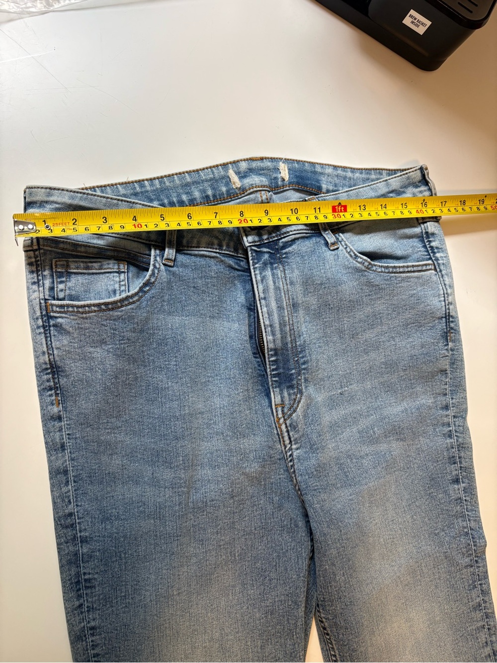 Classic Light Wash Blue Skinny Jeans - Size 8